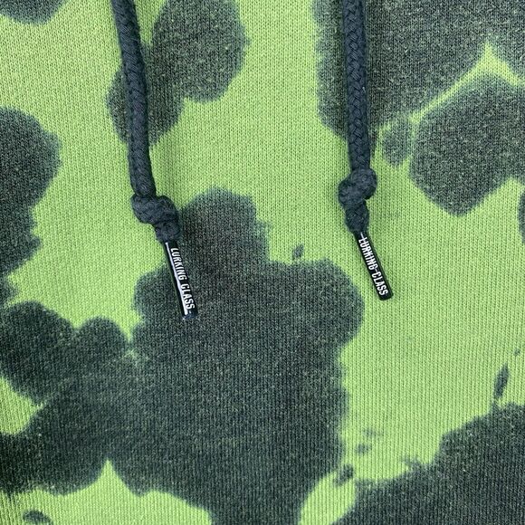 Lurking Class Skull Graphic Sweater Adult Small Green Tie Dye Hoodie Sweatshirt - Picture 6 of 11